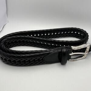 Black woven belt